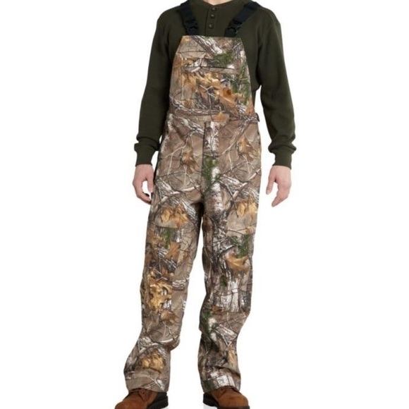 Carhartt Woodland Camo Jacket and Overalls - Picture 5 of 5